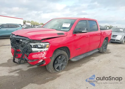 2021 Ram 1500 Lone Star 4X4 5'7 Box из США, поврежденный, VIN 1C6SRFFT1MN723634